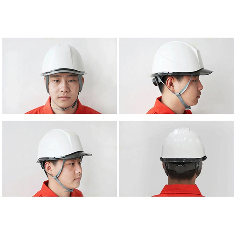 CK Tech. Customized Printing Acceptable Safety Helmet Transparent Brim Hard Hat High Strength ABS Protective Work Cap