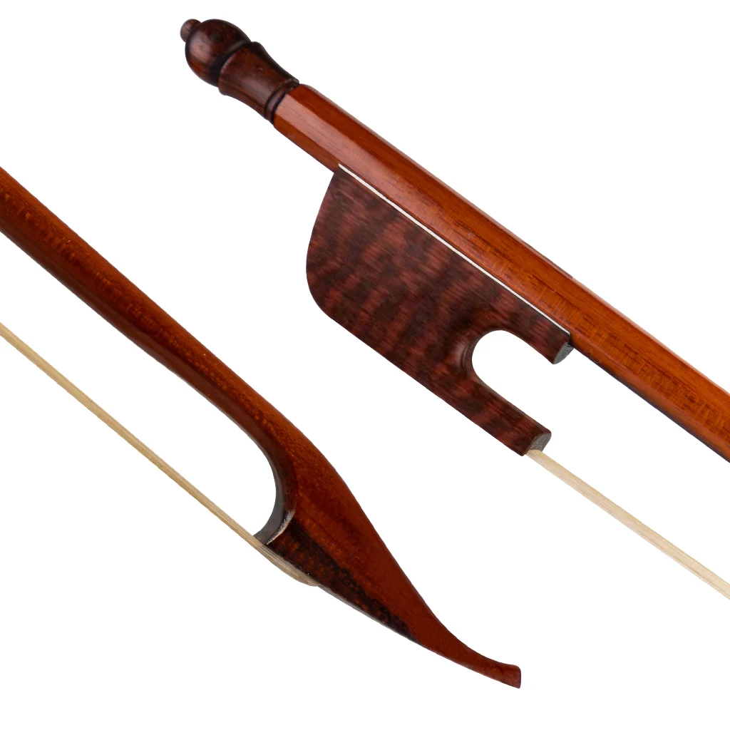 

Baroque Style 4/4 Violin Bow Brazilwood Bow w/ Snakewood Frog & A Slim Tip Mongolia Horsehair Best For Student Beginner Player