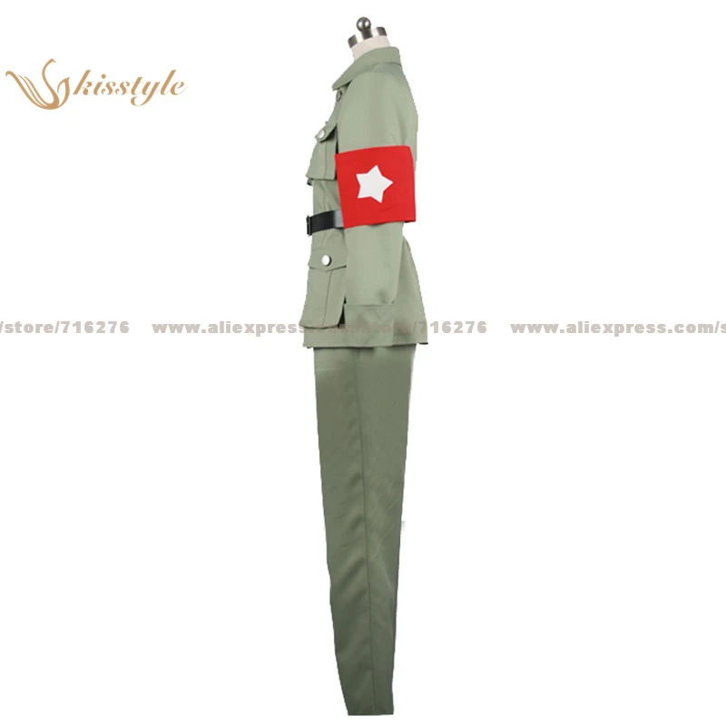 Kisstyle Fashion Hetalia: Axis Powers China Wand Yao Uniform COS Clothing Cosplay Costume,Customized Accepted