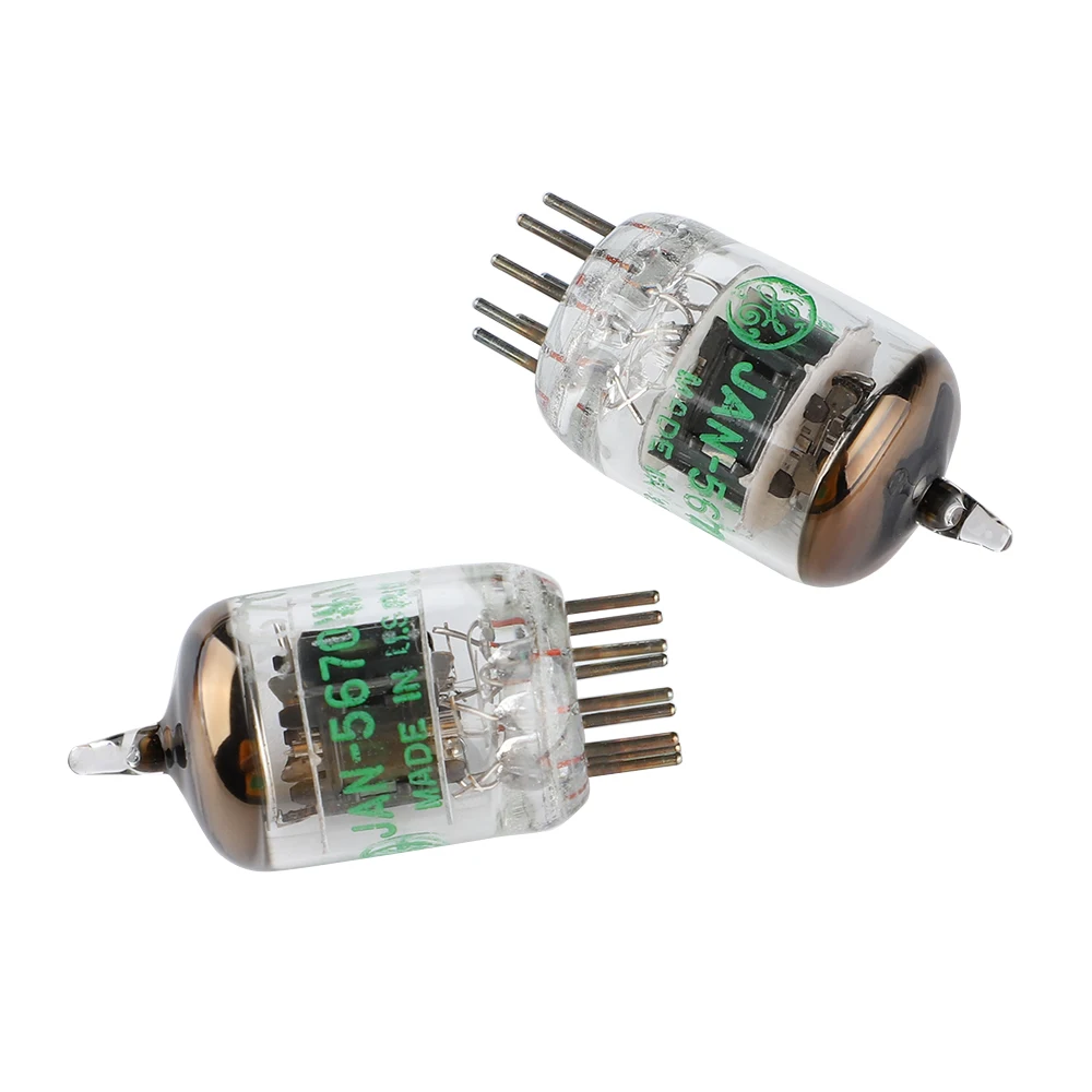 AIYIMA 2Pcs GE 5670W Tube Valve Vacuum Electronic Tube Upgrade 6N3 6H3N 396A 2C51 5670 For Pre Amplifier Pairing