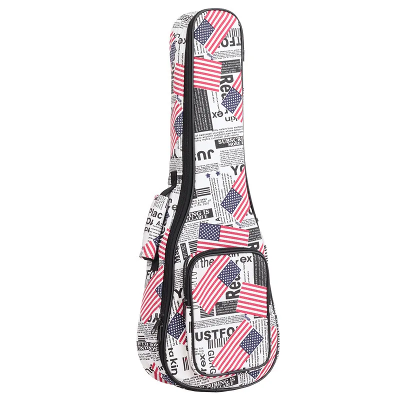 Ukulele Bag Case Waterproof Electric 21 23 24 26 Inch Soprano Concert Tenor Baritone Backpack Carry Gig Portable Colorful