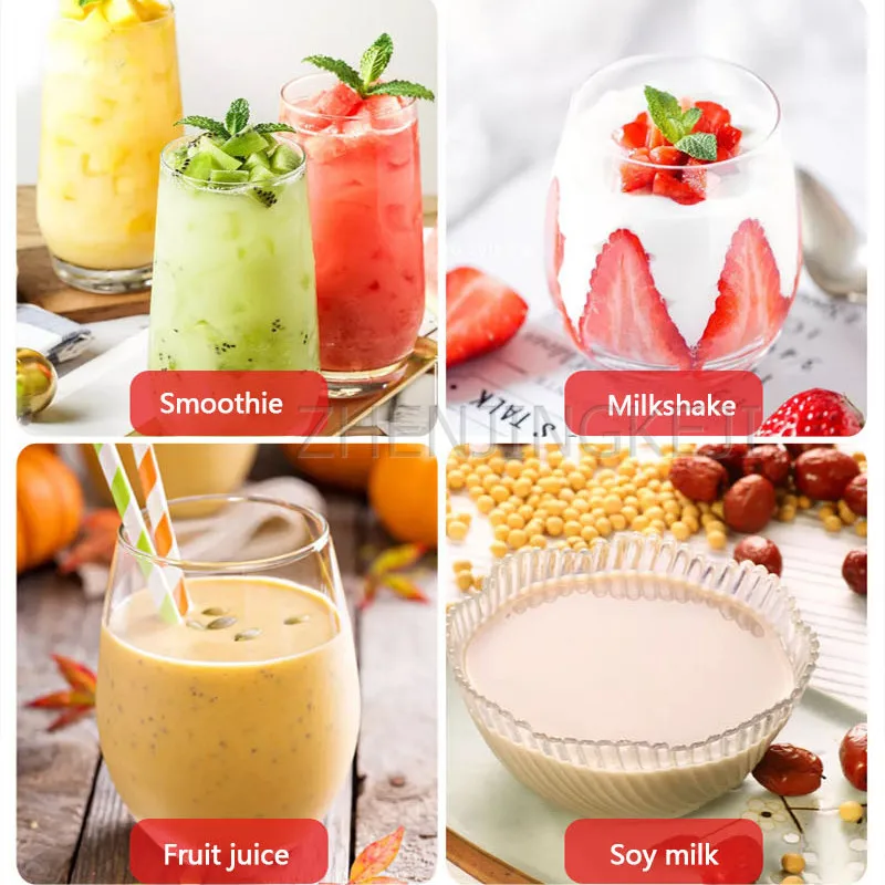 خلاط كهربائي عالي الطاقة ، آلة عصارة ، خلاط عصير ، معالج الطعام ، خلاط عصير شخصي ، كوب الجليد Crasher ، 3.8L