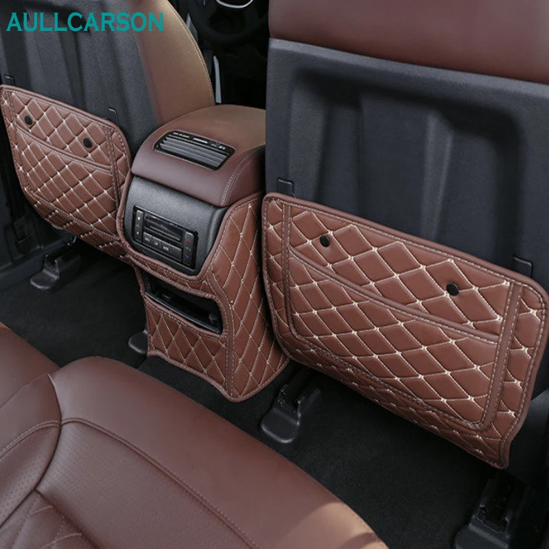 For Haval H9 Car Anti Child Kick Pad Interior Seat Back Anti Dirty Protective Leather Cover Salon Waterproof Accessories