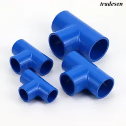 I.D 20~63mm PVC Pipe Tee Connector Aquarium Fish Tank Water Tube Fitting Garden Irrigation Hydroponic Planting Frame 3 Way Joint