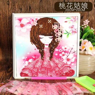 New Chinese DIY 5D Diamond Diamond Paintings Children\'s Handmade Diy Materials Creative Dot Painting Educational Toys Gifts