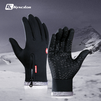Kyncilor Cold Winter Hiking Bicycle Gloves ciclismo Thicker Anti Slip Fleece Wind stop Touch Screen Warm Cycling Gloves