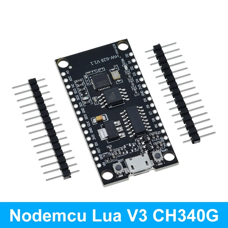 Drahtloses Modul CH340/CP2102 NodeMcu V3 V2 Lua WIFI Internet der Dinge Entwicklungsplatine basierend auf ESP8266 ESP-12E mit PCB-Antenne – Detail 8
