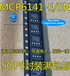 10PCS MCP6141 MCP6141E MCP6141-E/SN SOP8  in stock 100% new and original