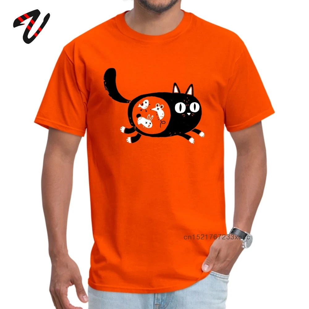 Orange Cat T Shirt for Men Its Whats Inside That Counts comfortable T-Shirt Designer Tops TShirt Summer/Autumn