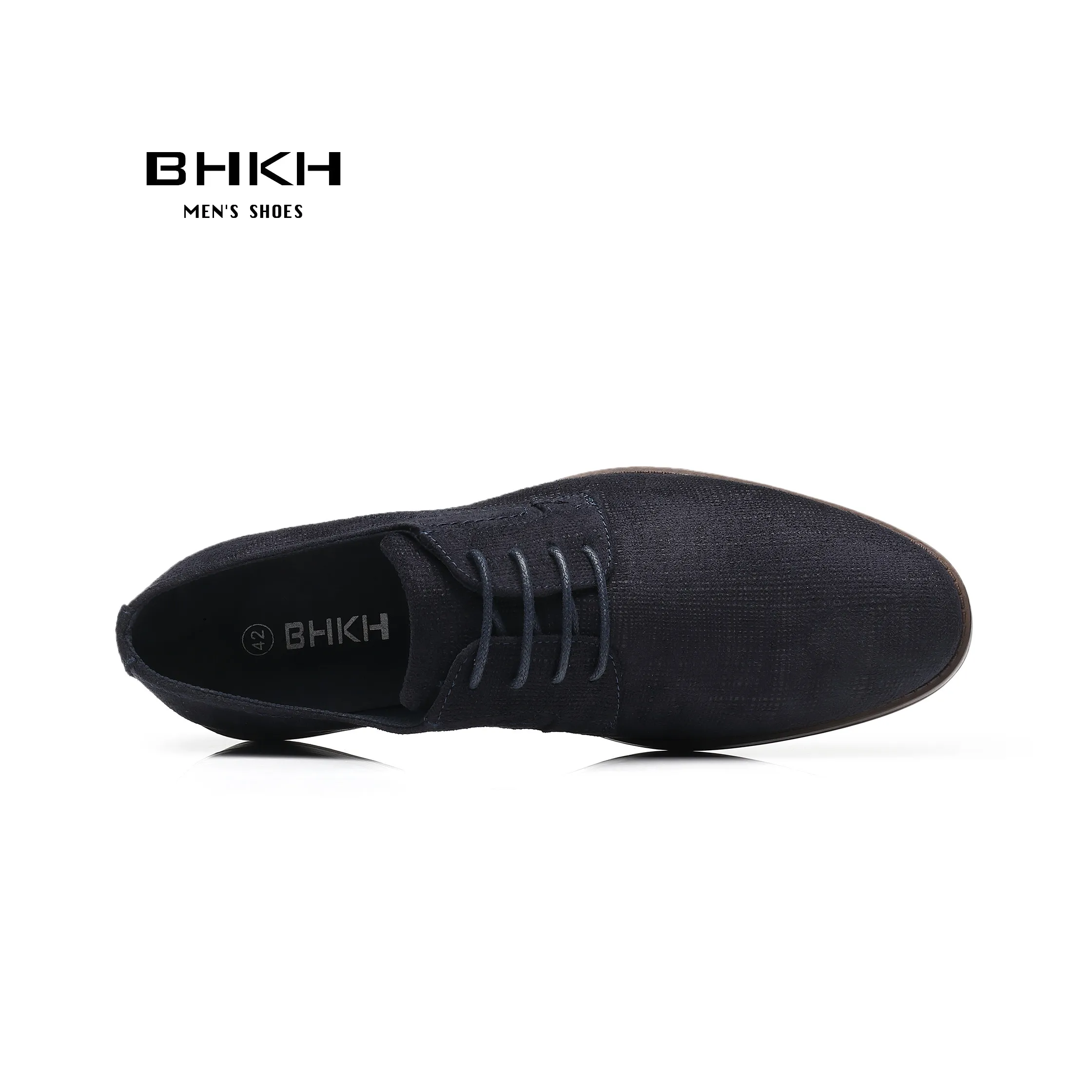 BHKH Men Casual Shoes 2024 Autumn Fashion Leisure Walk Footwear Lace-up Classic Men Shoes New Men Casual Shoes