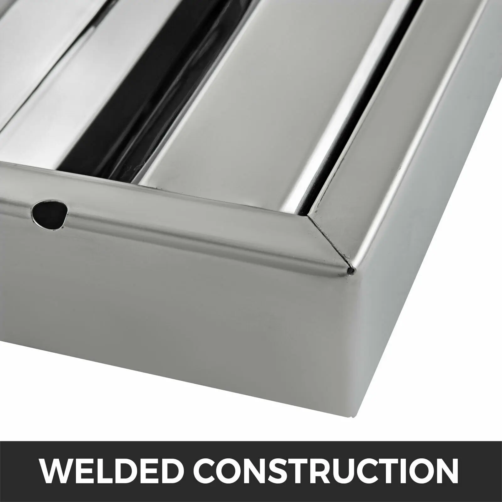 VEVOR 4/5 слот коммерческий капюшон фильтр смазка перегородка с ручкой фильтр из нержавеющей стали стабильный безопасный 6 шт. для ресторанной промышленности