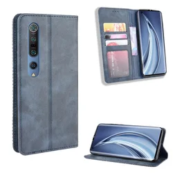 Flip Cover For Xiaomi Mi 10 Case Wallet Card Stand Magnetic Cover For Xiaomi Mi 10 Pro 5G Global Version Phone Cases