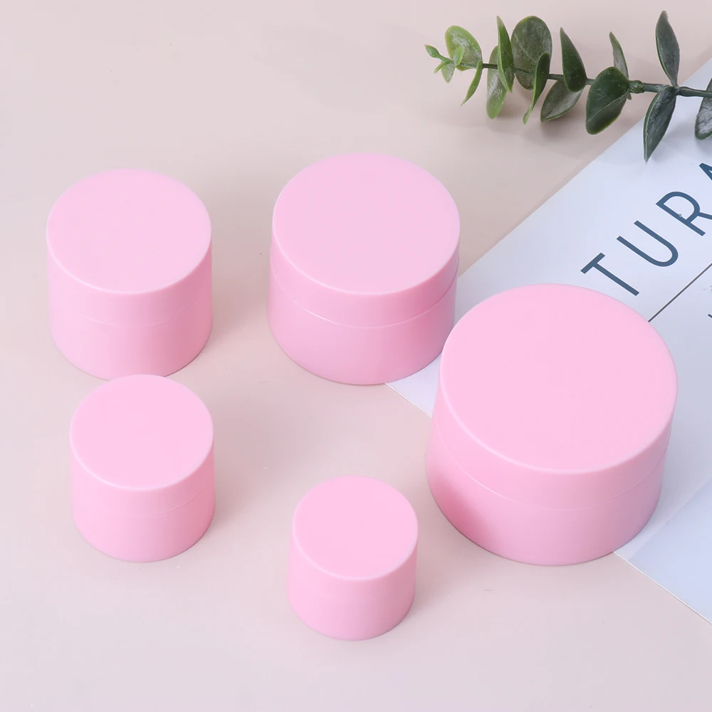 5/15/20/30/50g Refillable Bottle Travel Face Cream Jar Cosmetic Box Colorful Thermostability Empty Plastic Tight Waist Container