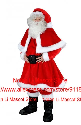 

Hot Sale EVA Material Helmet Red Santa Claus Mascot Costume Cartoon Suit Cosplay Birthday Party Easter Halloween Gift 655