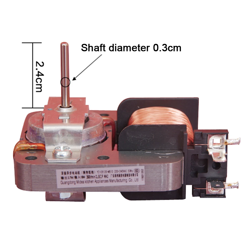 New Universal Microwave Oven Fan Cooling MDT-10CEF 220V 18W 2 Pins Motor Parts