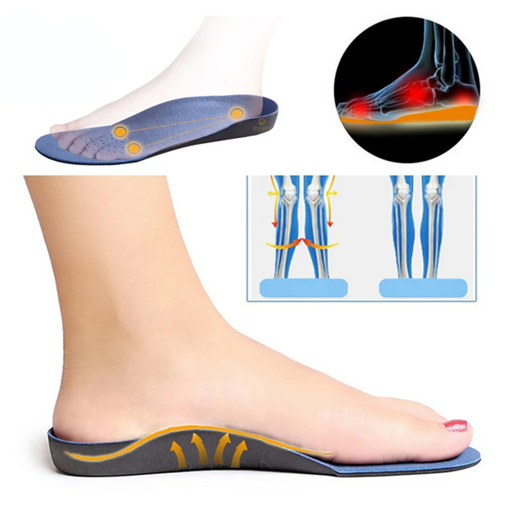 

3 pair/lot Full length Orthopedic Insole For Flat Foot Health Sole Pad Shoes Semi-Rigid Arch Support Cushion 014