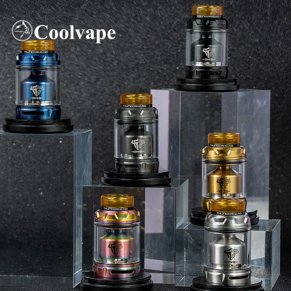 

Атомайзер coolvape для электронных сигарет THC Tauren Rta, 2 мл, 100% мл