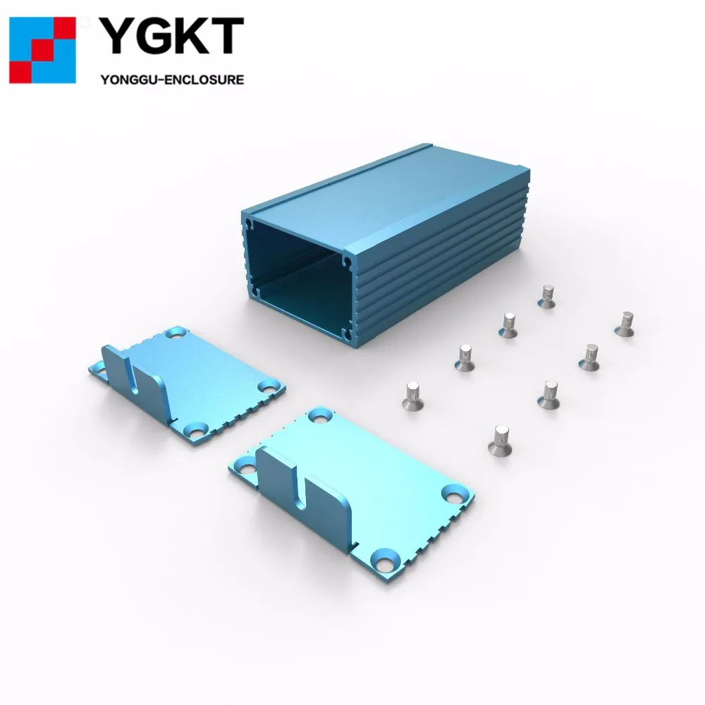 

YGK-002 46.2*29.6*90 aluminum extrusion projects /aluminum box shell /diy extrusion aluminum enclosure YGKT manufacturer