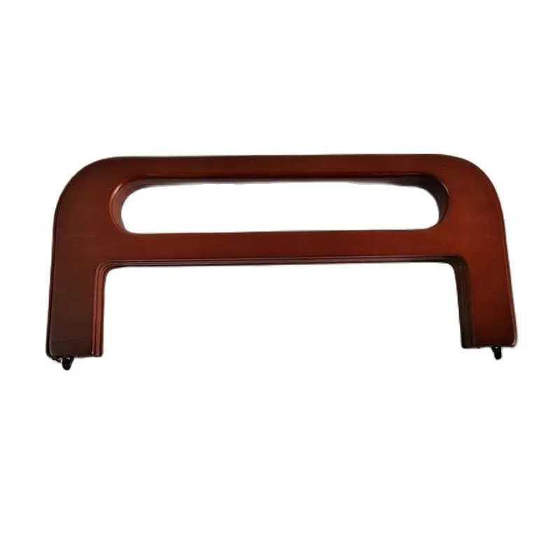 30cm Red Coffee Black Big Size Solid Wood Wholesale Wooden Bag Hanger Purse Handle Frame Obag High Qulity Wooden Purse Frames