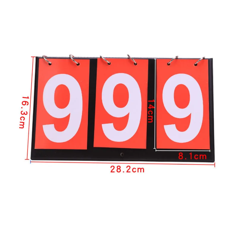 4 Digit Score Board Basketball Referee Soccer Sports Scoreboard for Football Badminton Volleyball Table Tennis Accessories