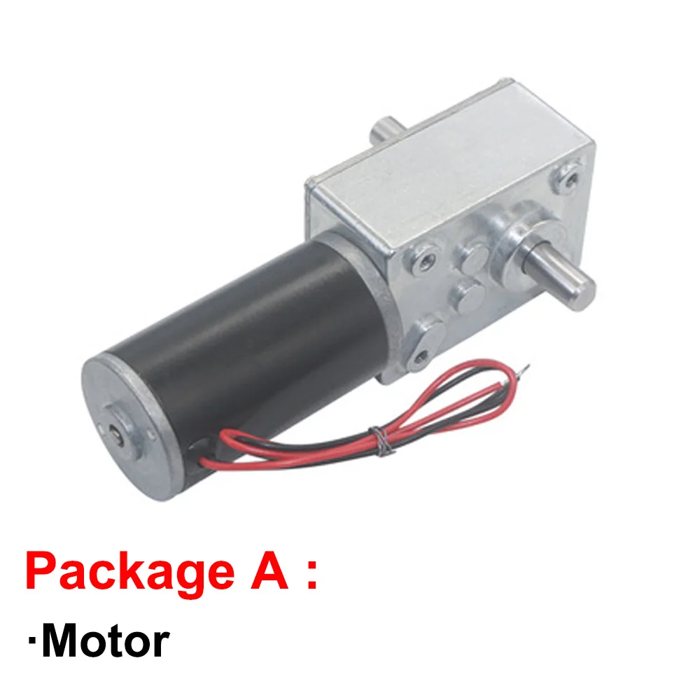 Double Shaft 14mm DC Gear Motor 12V 24V Reducer Speed 5rpm to 470rpm PWM Controller High Torque 70KG Electric Engine 5840-31ZY