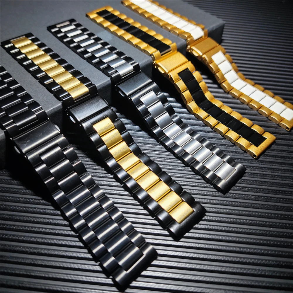 22mm Stainless Steel Band for Oneplus Smartwatch Watch Strap Loop Bracelet for One Plus Watch Metal Replacement Wristband Correa