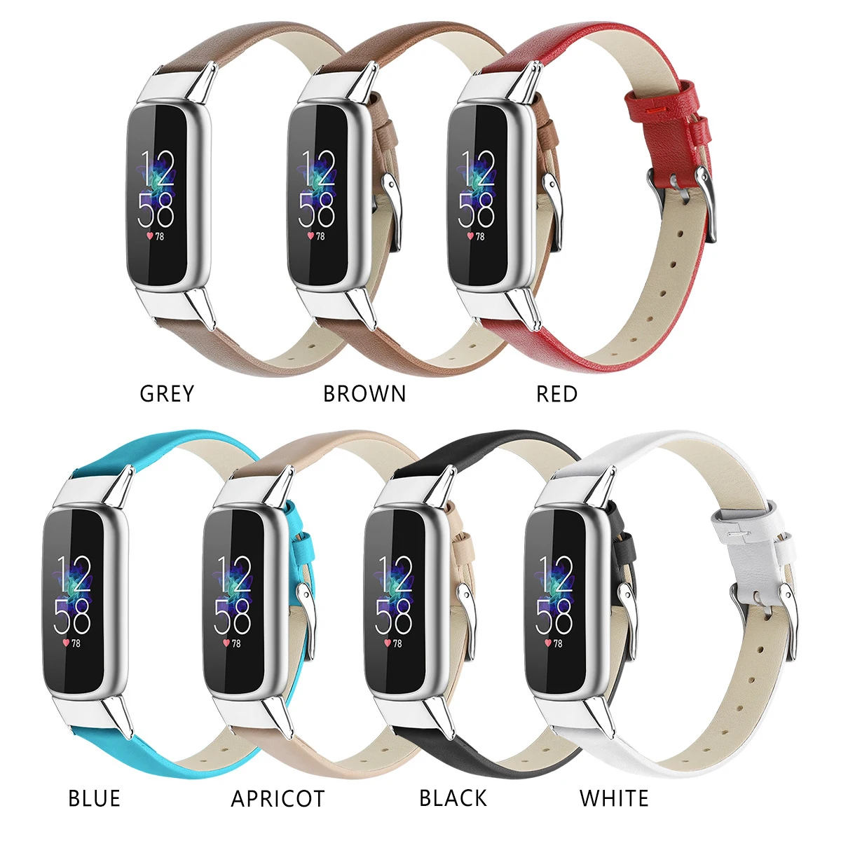 NEW Genuine Leather Strap Suitable for Fitbit luxe Smart Watch wristband High Quality Watchbands UTHAI F25