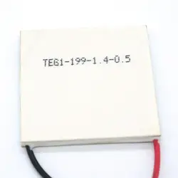 40x40mm 12V 15A Heatsink Thermoelectric Peltier Power Generation Plate  Refrigeration Module TEG1-199-1.4-0.5