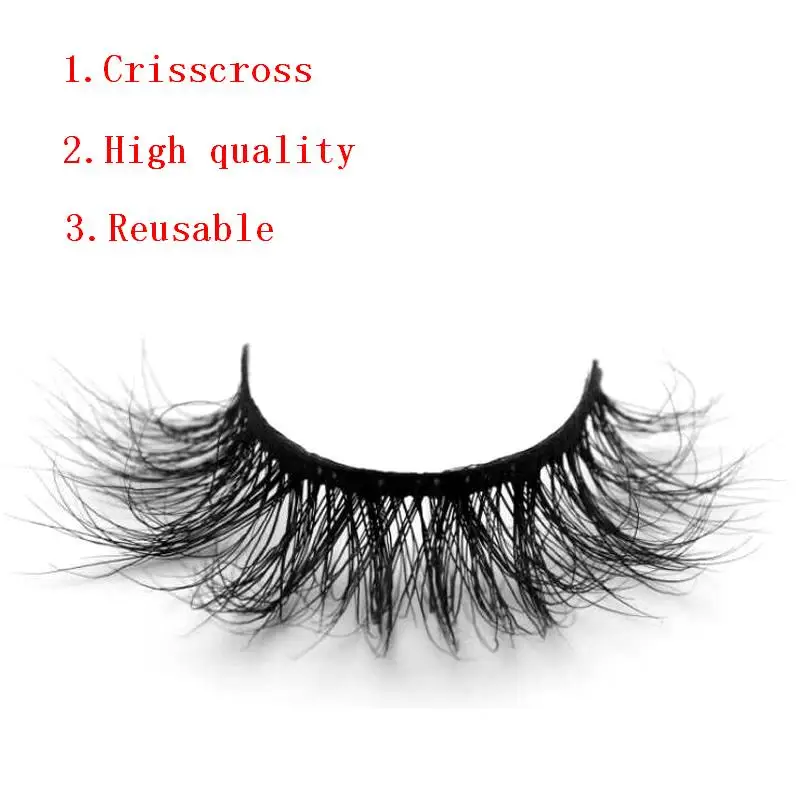 DOCOCER Mink Eyelashes 100% Cruelty free Handmade 3D Mink Lashes Full Strip Lashes Soft False Eyelashes Makeup Lashes