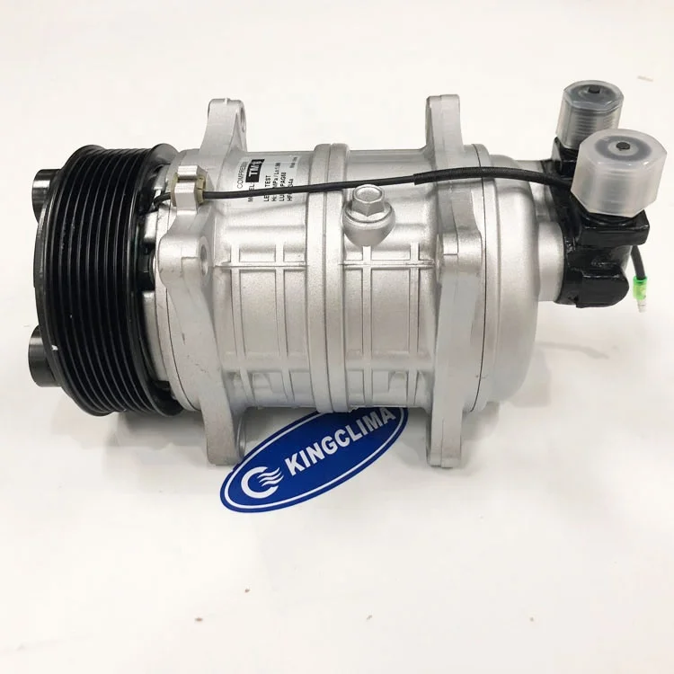 Auto bus air conditioner 12v 24v dc compressor R134a compressor TM16 bus ac compressors