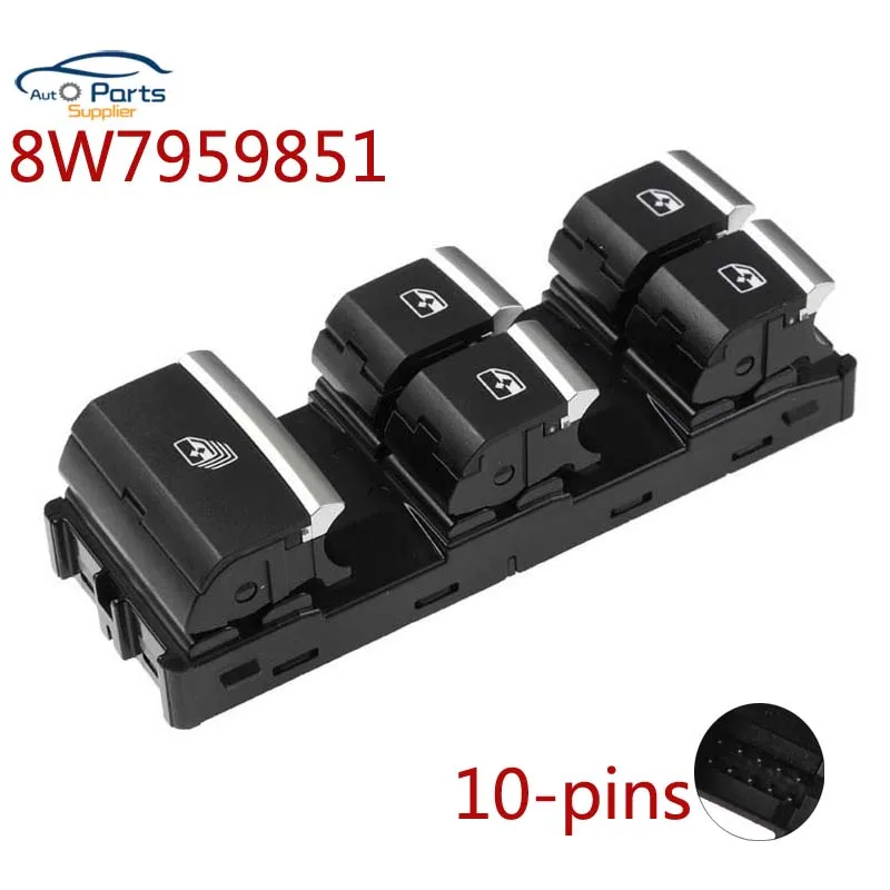 New 8W7959851 Power Window Switch For Audi A5 / S5 Cabriolet 2017-2022 Car Accessories