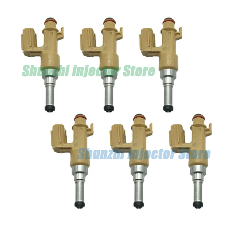 6pcs Fuel Injector Nozzle For Toyota SEQUOIA USK6# TUNDRA/LEXUS LX570 GX460  OEM:23250-0S020 232500S020 23209-39165