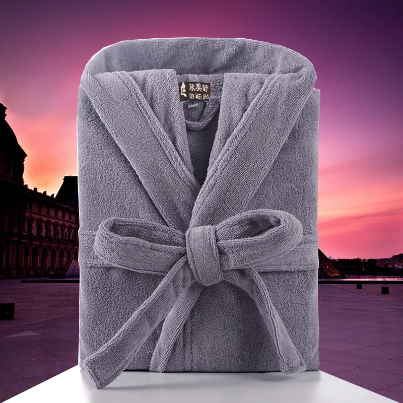 Men Winter Bathrobe Hooded Thick Warm Luxury Plus Size Towel Fleece Mens Bath Robe Women TV Pullovers Robes Sleeved Nightgowns