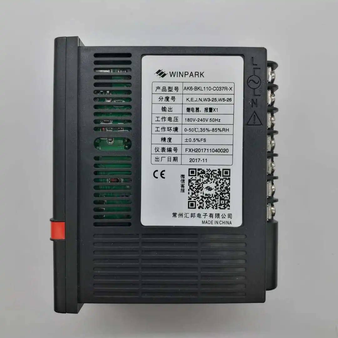 WINPARK Intelligent temperature controller AK6-BKL110-C000R-X CHB 402 K type relay