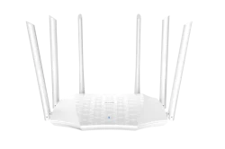 Tenda-ac2100 wi-fi 5g/802.11acデュアルバンドワイヤレスルーター,ギガビットポートワイヤレスルーター,6アンテナ,4x4,MU-MIMO