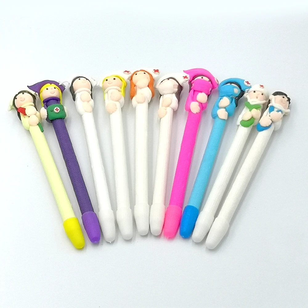 20pcs/lot Cute Medical Ballpoint Pen , Doctor and Nurse series ball pen as Writing Stationery