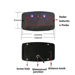 Radar Vehicle Detector obstacle induction controller anti-smashing radar induction radar detector laser