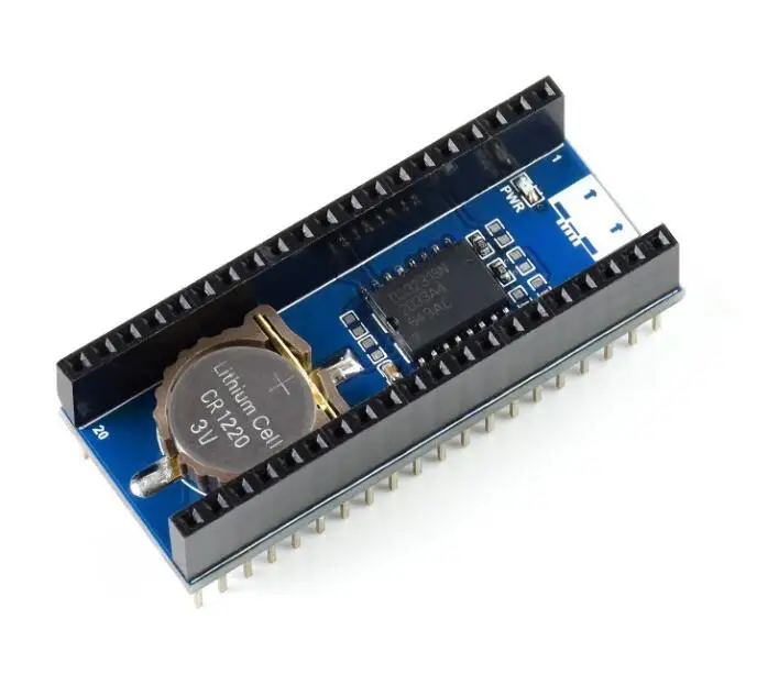 Precision RTC Module for Raspberry Pi Pico, Onboard DS3231 Chip,Pico-RTC-DS3231