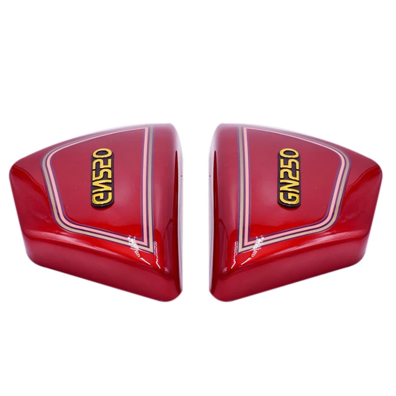 1 Pair Right & Left Frame Side Covers Panels For Suzuki Motorcycle Parts Gn 250 Gn250 Gn250 Motorcycle Parts Red