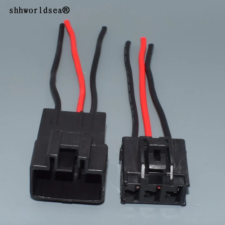 

shhworldsea 3 Pin Auto 7.8mm Series High-power Automobile Wire Harness Male Female Connector 7282-3030 7283-3030