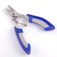 Stainless Steel Fishing Pliers Non-slip Fishing Braided Line Cutters Fishing Tackle Crimping Pliers Slicer Scissor Fishing Tool