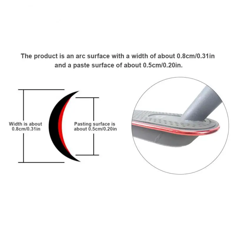 Electric Scooter Protective Bumper Anti-Collision Strip for Xiaomi M365 Pro 1S Pro2 Decorate Strip Anti-Collision M365 Part