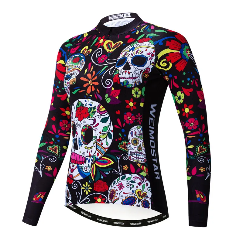 Weimostar Autumn Women Cycling Jersey Long Sleeve Spring Bicycle Cycling Clothing Pro Team Bike Jacket Road Female Cycling Top