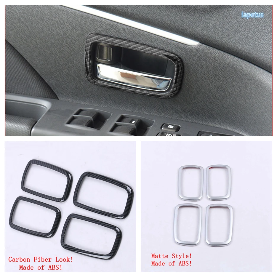 

Lapetus ABS Interior Accessories Inner Door Handle Bowls Cover Frame Trim 4pcs Fit For Mitsubishi ASX 2014 - 2021 Auto Styling