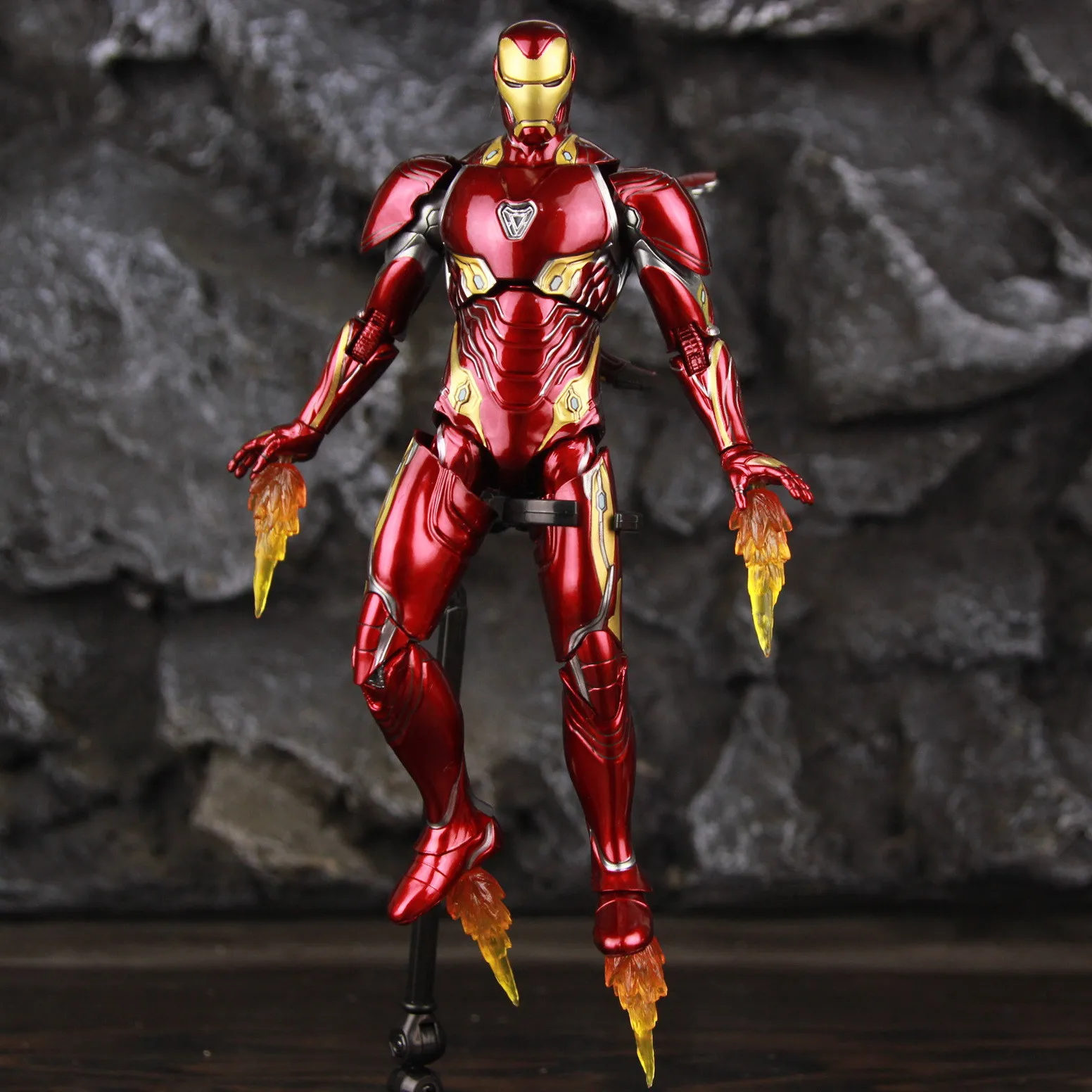 ZD Toys Deluxe Ironman Mark L 50 MK50 Nano Armor Weapons 7" Actionfigur LED-Lichtplattform Tony Stark Infinity War Modellpuppe – Detail 21