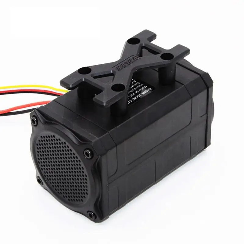 Ess-dual Dual Dual Horn Simulation Sound Group Engine Sound With Bracket For Trx-4 Trx6 Scx10 D90 Axial Engine Sound Simulator