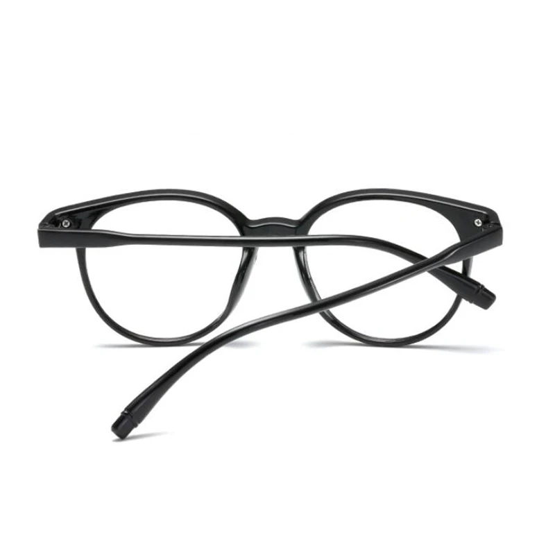 Transparent Tea Vintage Women Short-sight Eyeglasses KY959 Big Frame Oval Prescription Spectacles Diopter 0 -50 -100 To -600