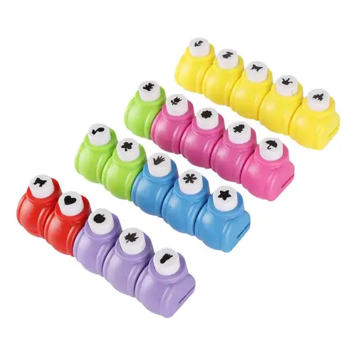 Mini dispositivo de estampado de flores, cortador de papel pequeño, perforador de álbum de recortes, regalo para estudiantes, herramienta de álbum hecho a mano DIY, 20 patrones