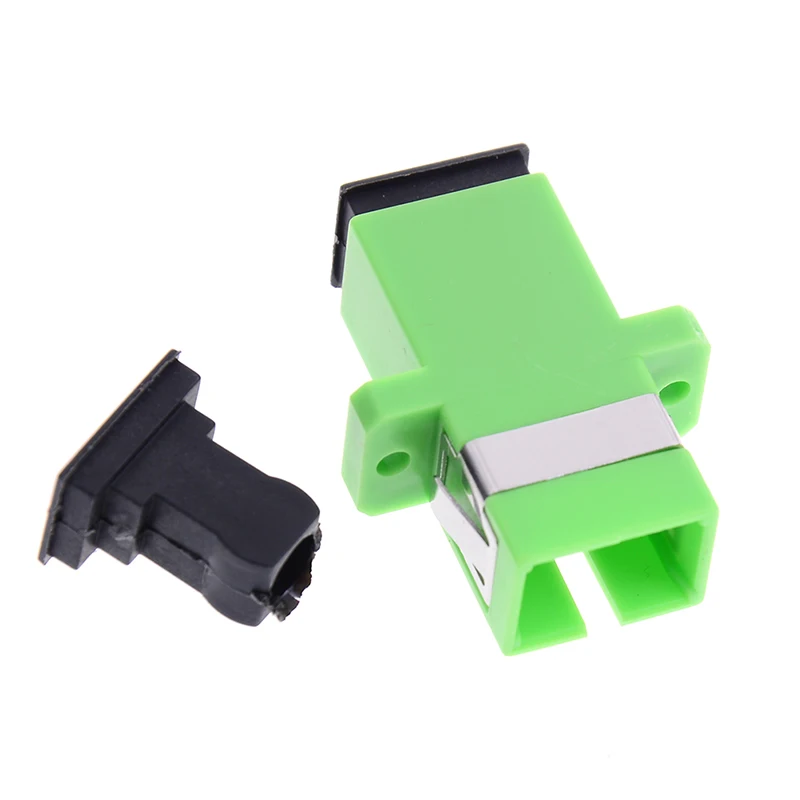 10PCS/bag Sc Apc Simplex Mode Fiber Optic Adapter Sc Apc Optical Fiber Coupler Connector