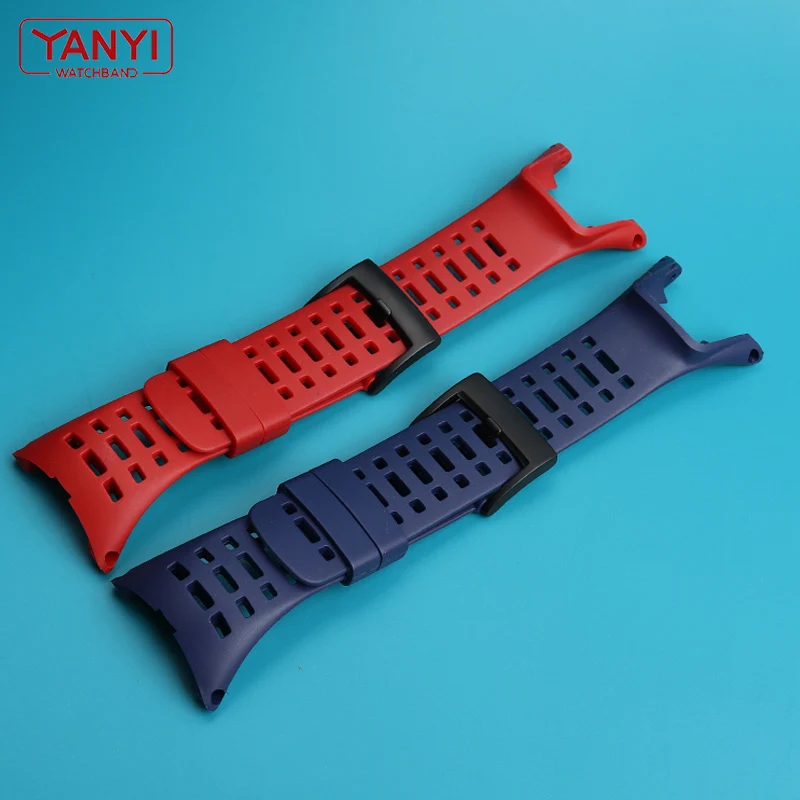 High-Quality Rubber Watchband For Suunto Ambit 1/2/2S/2R/3 Sport/3 Run/3 PEAK Watch Replacement Wrist Bands Flexible Strap